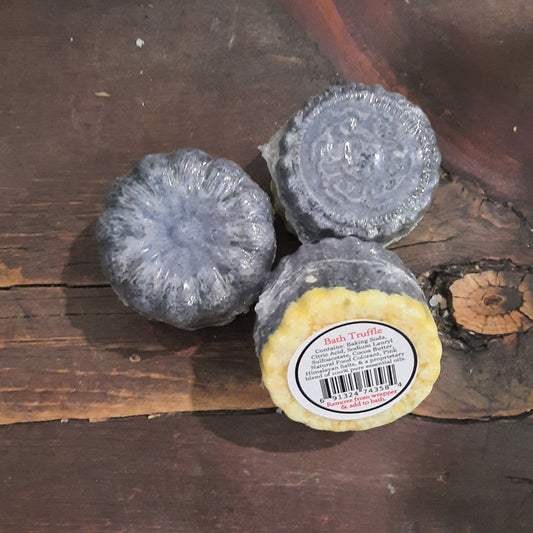 All-Natural Bath Truffles - Mini Bubble Bath Bombs with Cocoa & Mango Butter