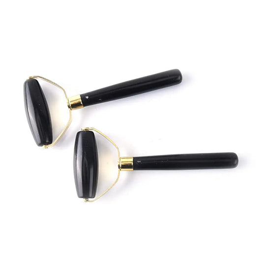 Obsidian Quartz Face Roller Anti Wrinkle Massage Beauty Tool