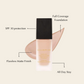Healthy Skin Full Coverage Matte Foundation with SPF 30 – Vegan, Gluten-Free & Hydrating