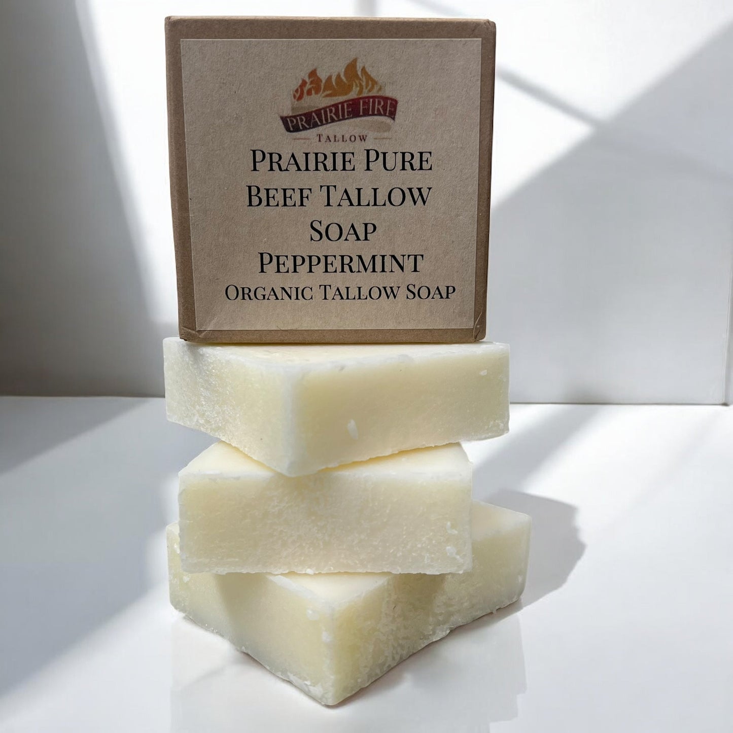 Grass Fed Tallow Soap Bar 3 Pack Fragrance Free Moisturizing