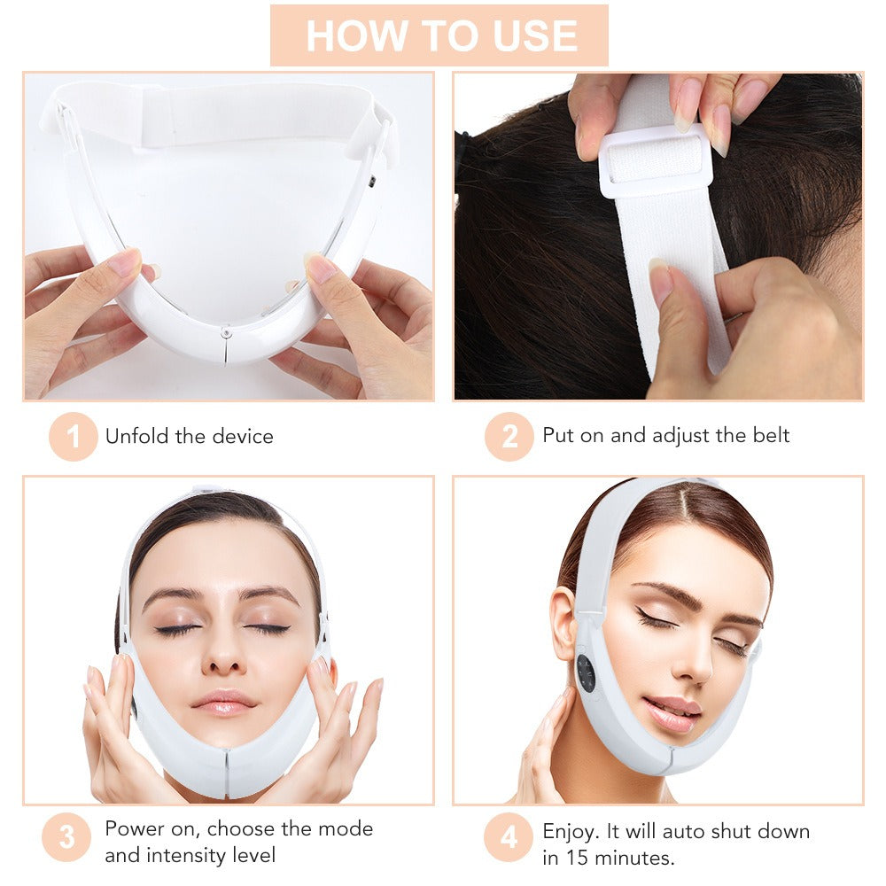 Micro Current Light Therapy Beauty Tool Lifting Slimming V Shape