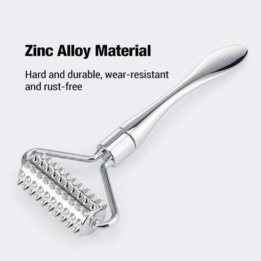 Stainless Steel Facial Roller Spatula Massage Tool Neck Skin Care