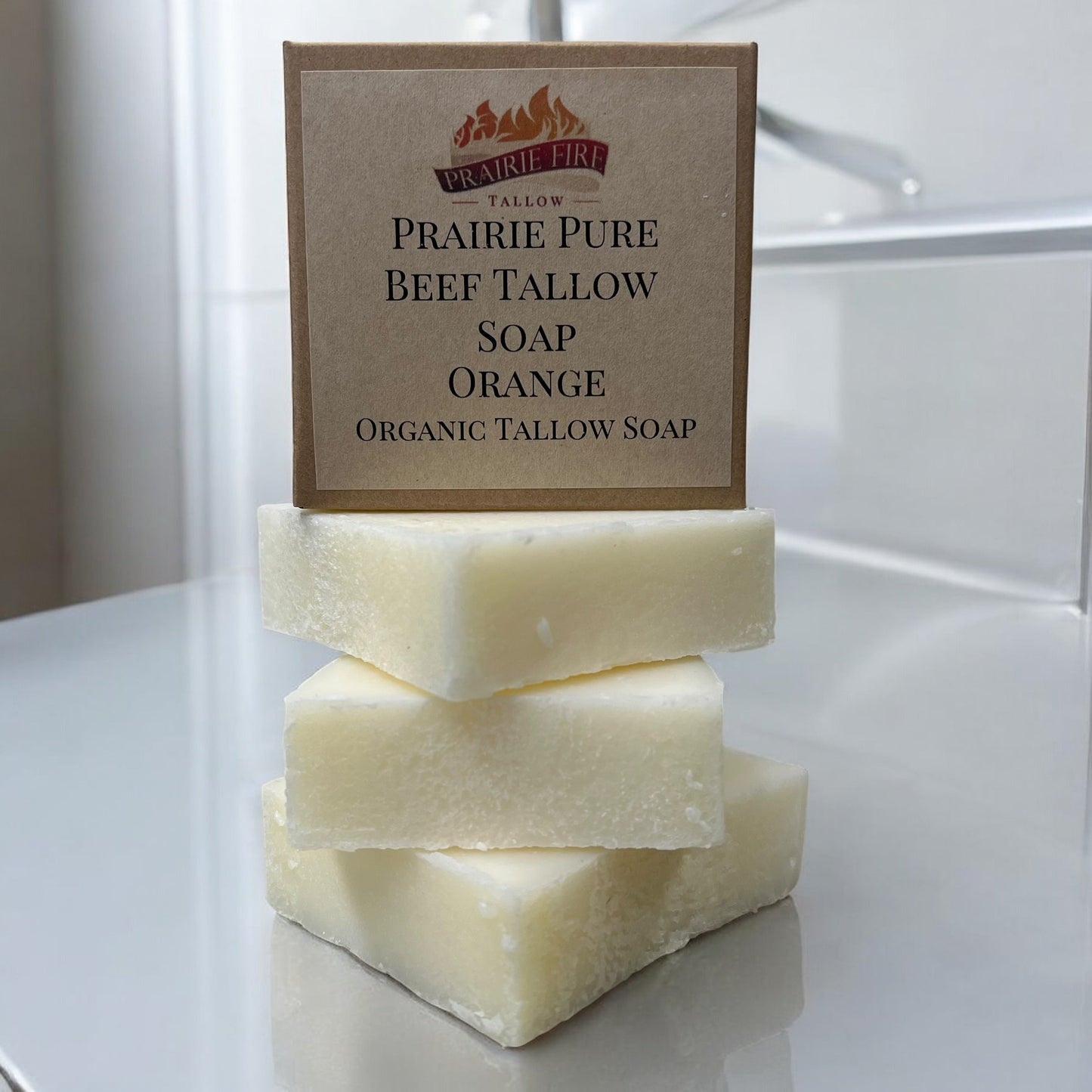 Grass Fed Tallow Soap Bar 3 Pack Fragrance Free Moisturizing