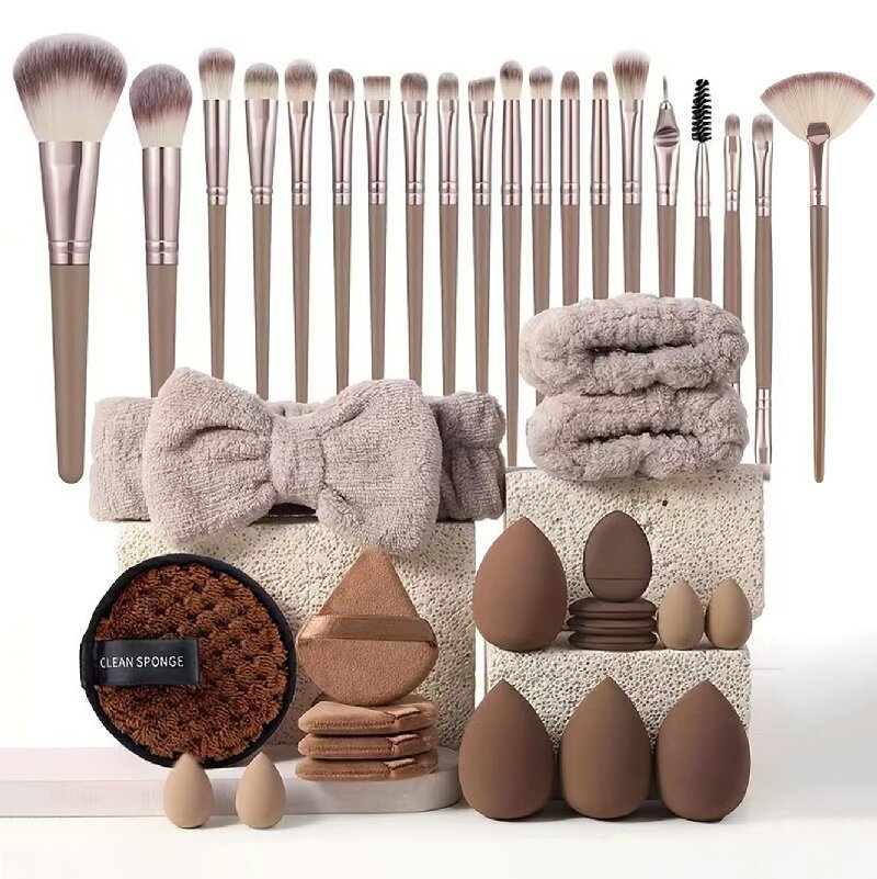 40pcs Beauty Tools Makeup Set Face Wash Complete Kit