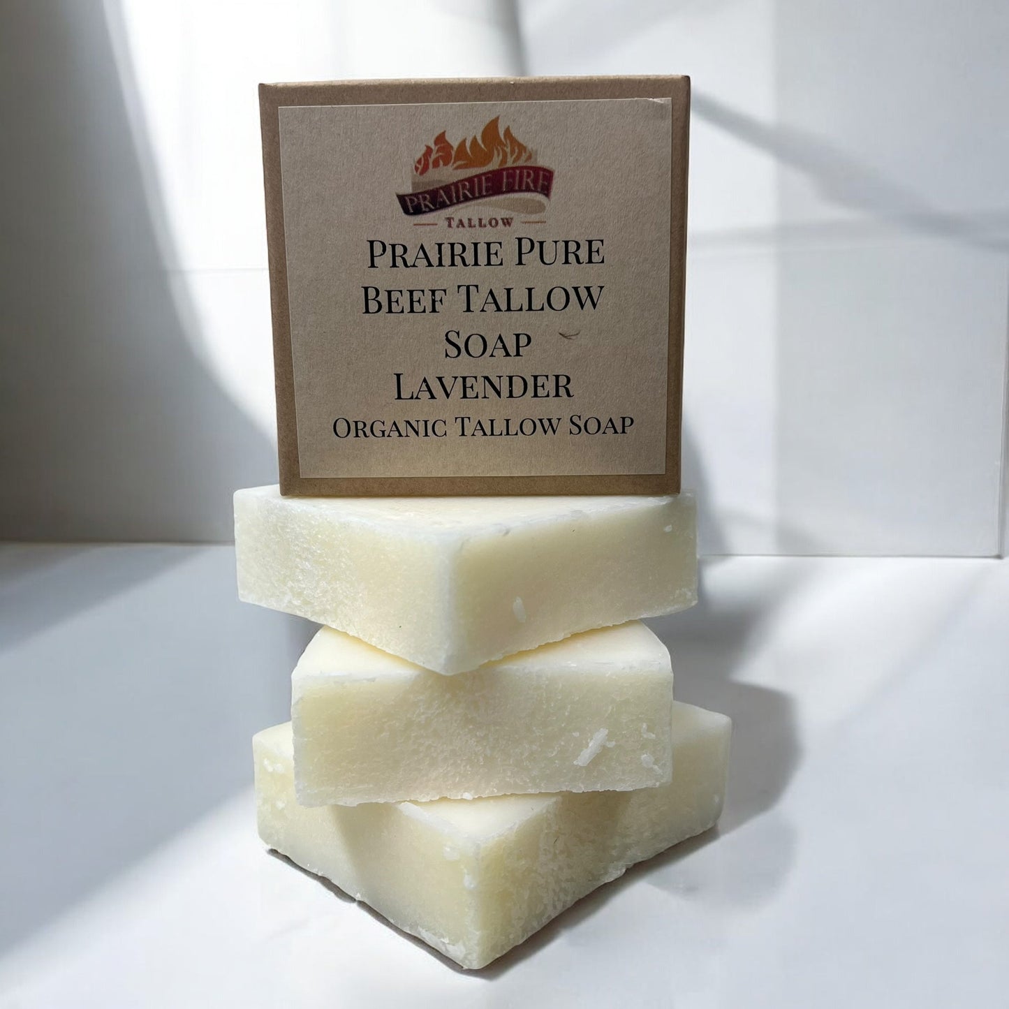 Grass Fed Tallow Soap Bar 3 Pack Fragrance Free Moisturizing