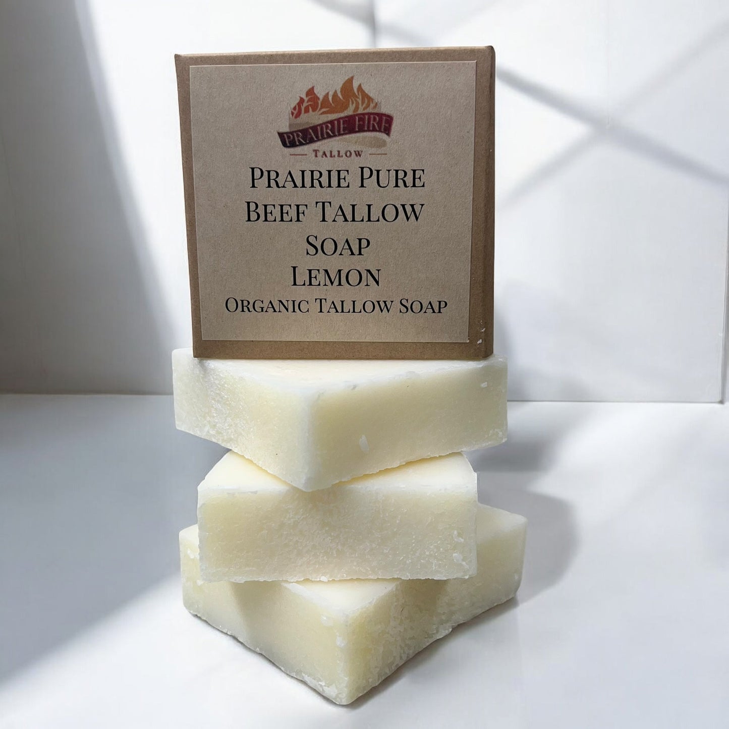 Grass Fed Tallow Soap Bar 3 Pack Fragrance Free Moisturizing