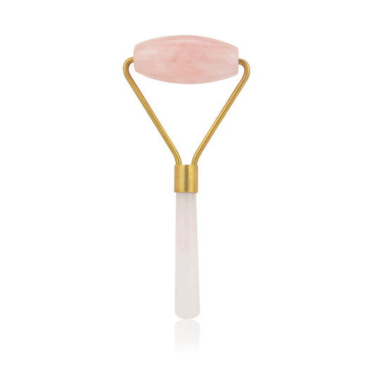 Rose Quartz Facial Massage Roller Crystal Anti Aging Beauty Tool