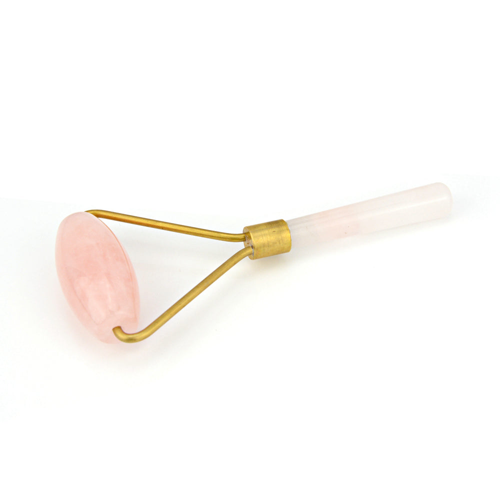 Rose Quartz Facial Massage Roller Crystal Anti Aging Beauty Tool