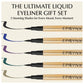 Waterproof Liquid Eyeliner Pen Vegan Smudge Proof Precision Matte Shimmer