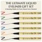 Waterproof Liquid Eyeliner Pen Vegan Smudge Proof Precision Matte Shimmer