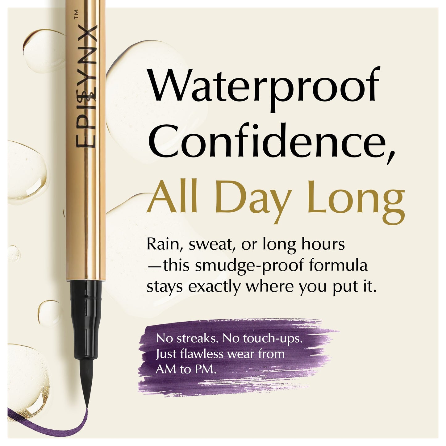 Waterproof Liquid Eyeliner Pen Vegan Smudge Proof Precision Matte Shimmer