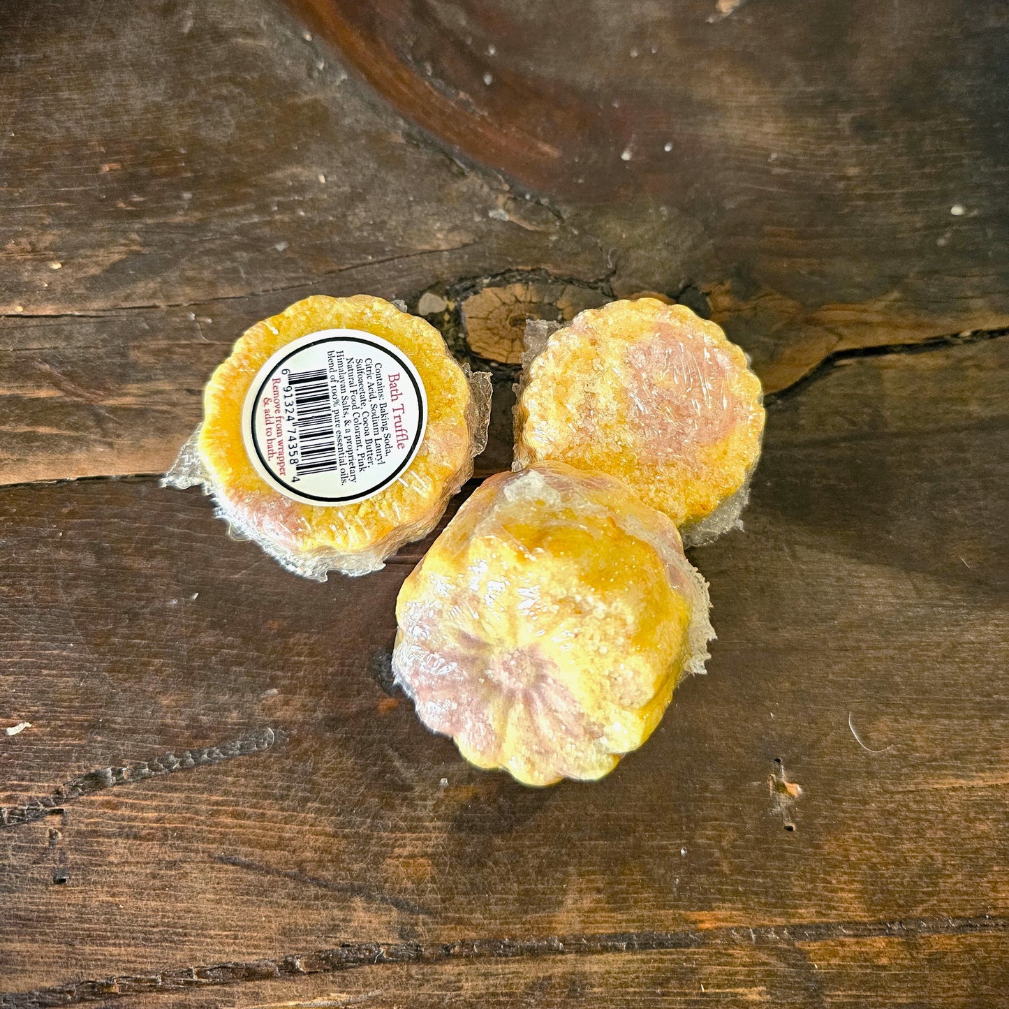 All-Natural Bath Truffles - Mini Bubble Bath Bombs with Cocoa & Mango Butter