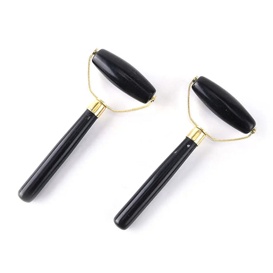 Obsidian Quartz Face Roller Anti Wrinkle Massage Beauty Tool