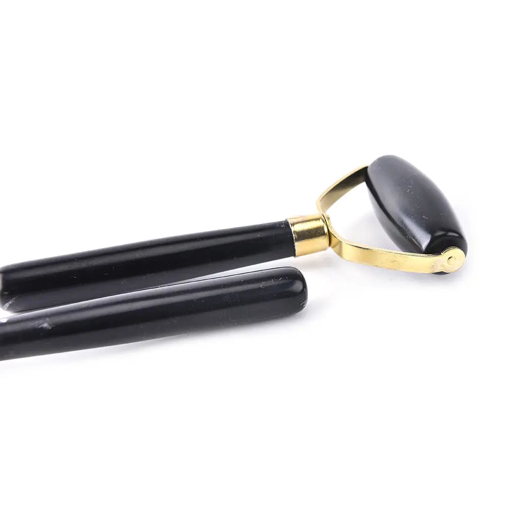 Obsidian Quartz Face Roller Anti Wrinkle Massage Beauty Tool