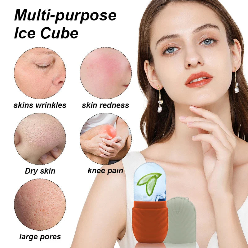 Silicone Ice Facial Applicator Cooling Massage Skin Care Tool