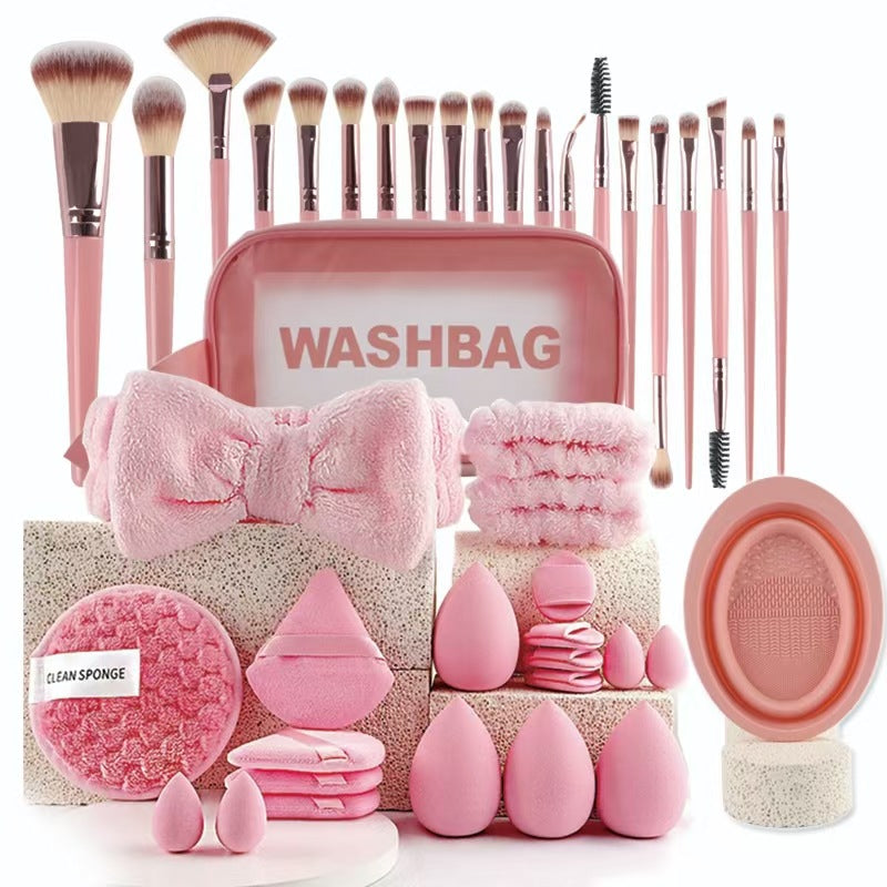 40pcs Beauty Tools Makeup Set Face Wash Complete Kit