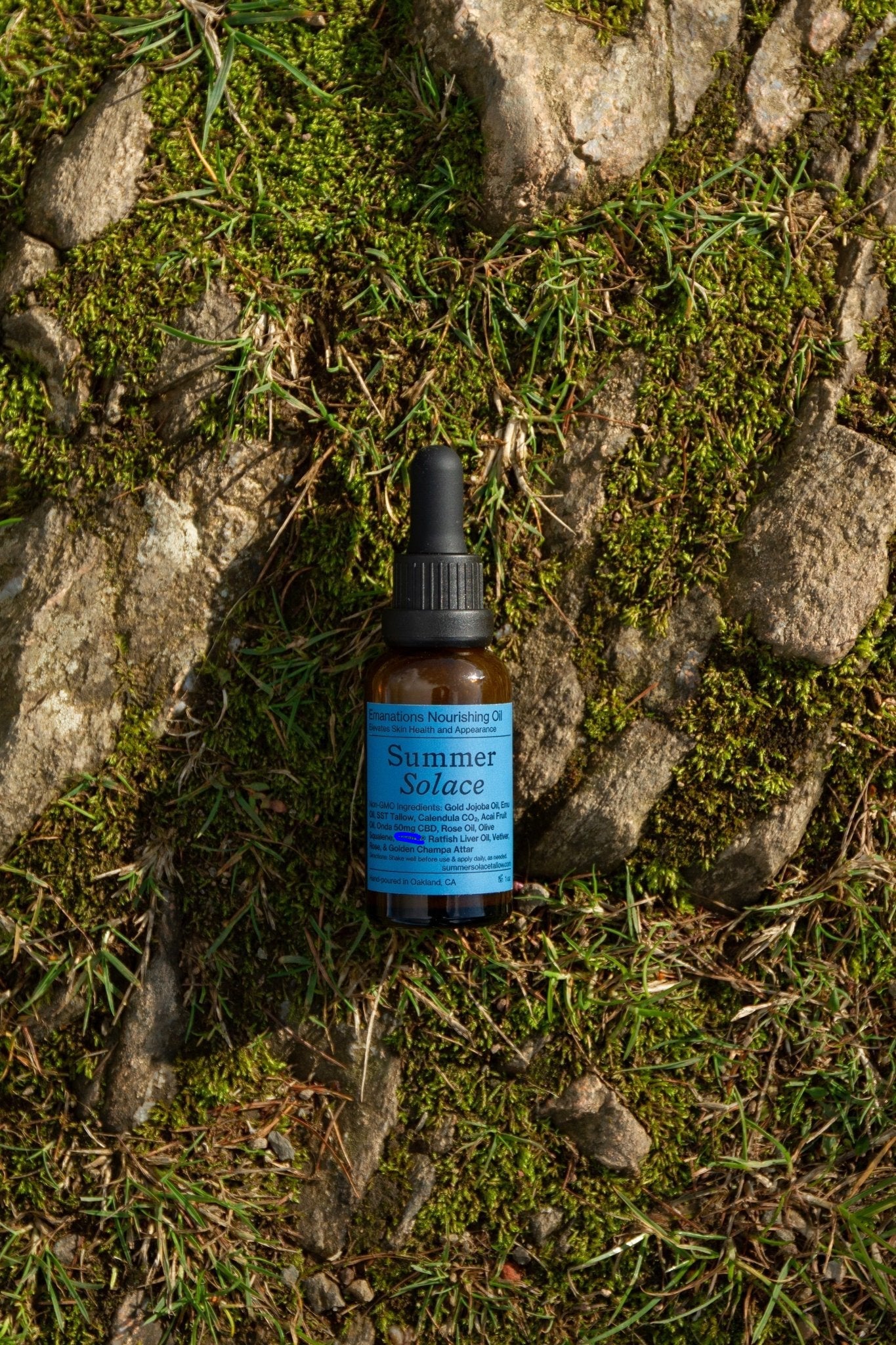 Emanations Profound Face Oil Tallow Emu Champa Tuberose Ginger