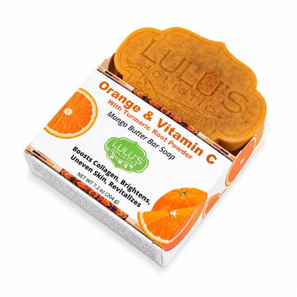 Orange Vitamin C Turmeric Mango Butter Bar Soap – Brightening Cleanse