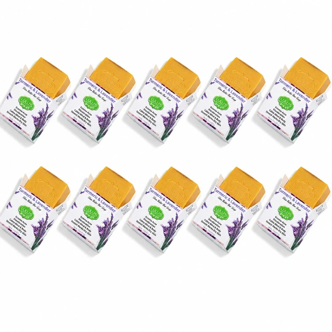 Lemon Turmeric Shea Butter Bar Soap – Brightening Cleanse