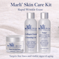 Rapid Wrinkle Erase Marli Complete Skin Care Kit (With Rapid Wrinkle Erase Cream, Collagen Facial Cleanser Gel, & pH Balancing Toner)