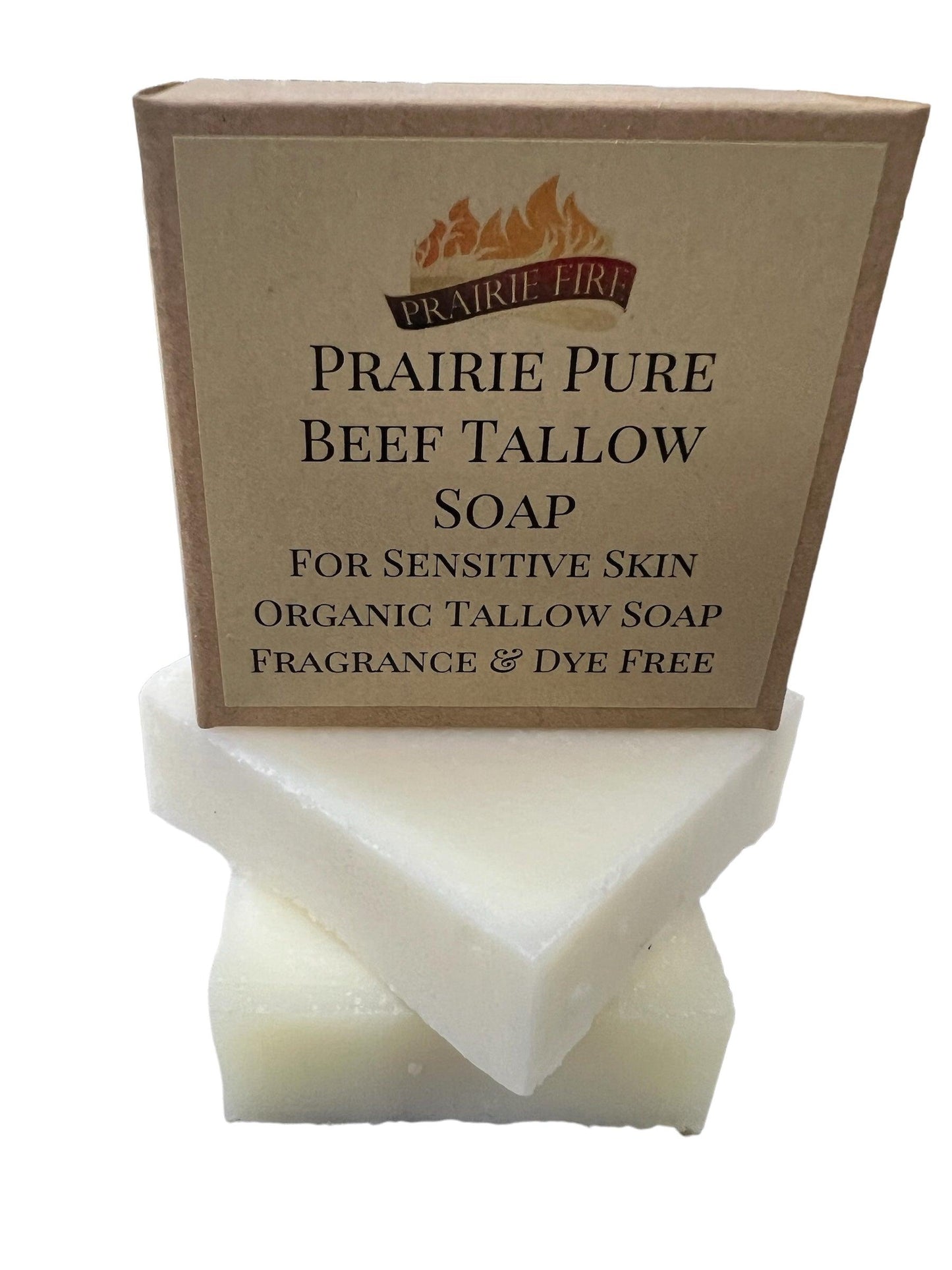 Grass Fed Tallow Soap Bar 3 Pack Fragrance Free Moisturizing
