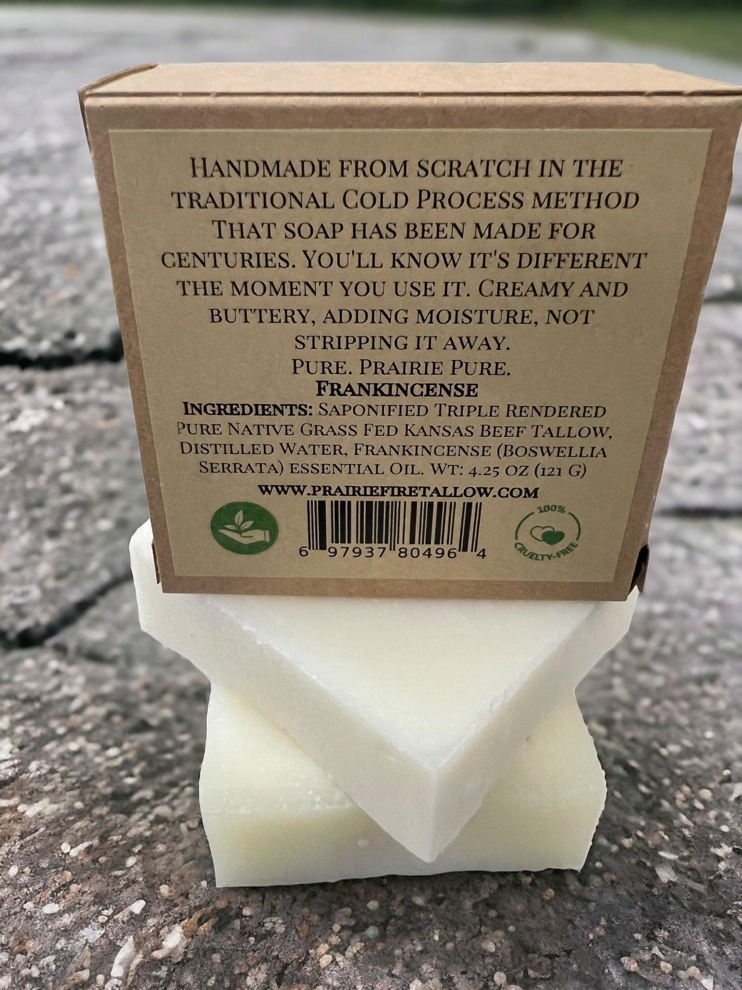 Grass Fed Tallow Soap Bar 3 Pack Fragrance Free Moisturizing