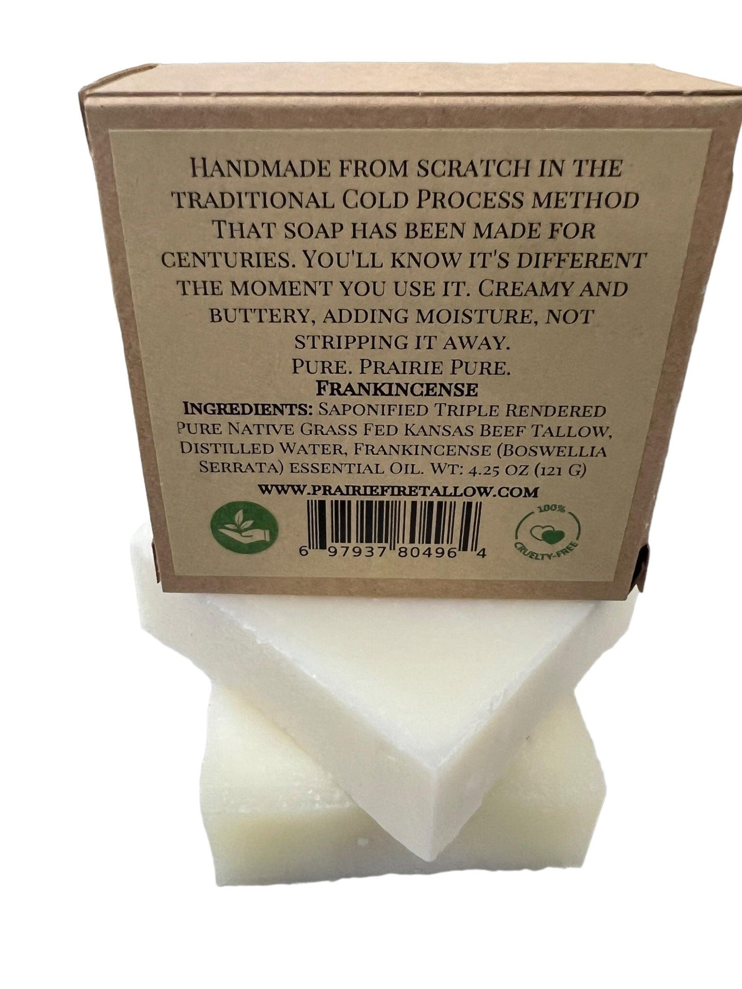 Grass Fed Tallow Soap Bar 3 Pack Fragrance Free Moisturizing